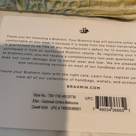 Brahmin Melbourne Collection Ellen Tote Bag - Picture 15 of 16